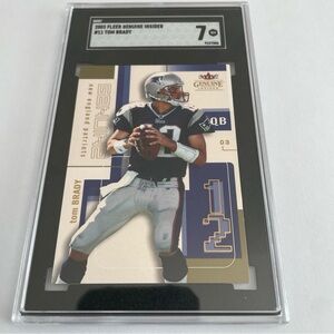 Fleer Genuine Insider Tom Brady Trading Card